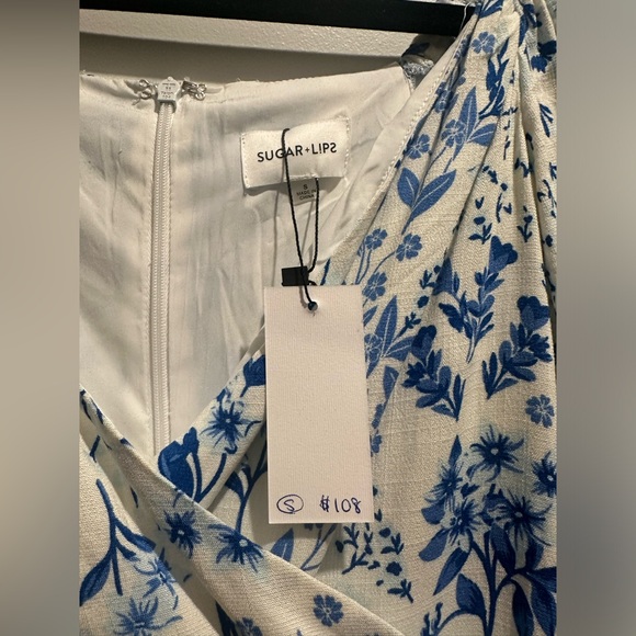 Sugar lips blue and white dress - Picture 2 of 2